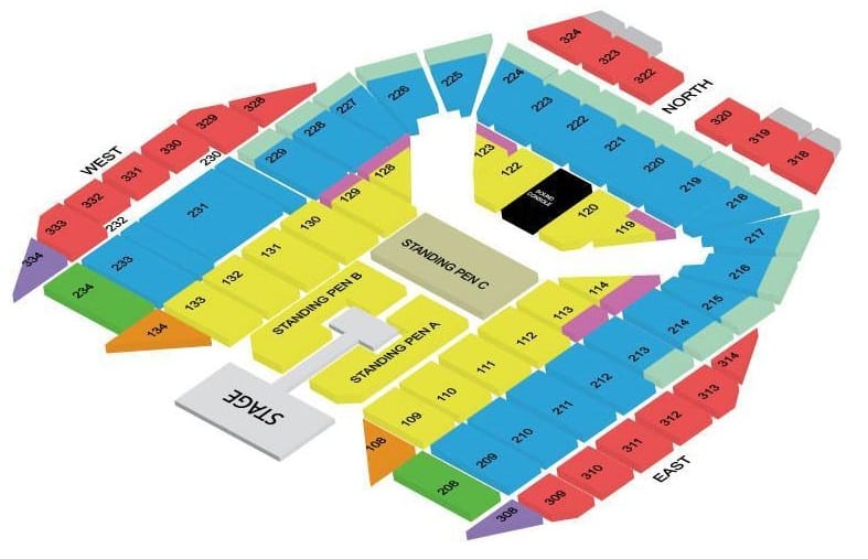 Singapore Indoor Stadium Seating Plan 238