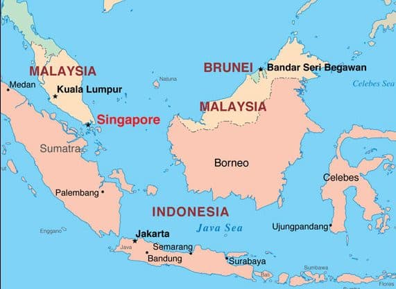 where is singapore located on a map Where Is Singapore Located World Map Asia Countries Continent where is singapore located on a map