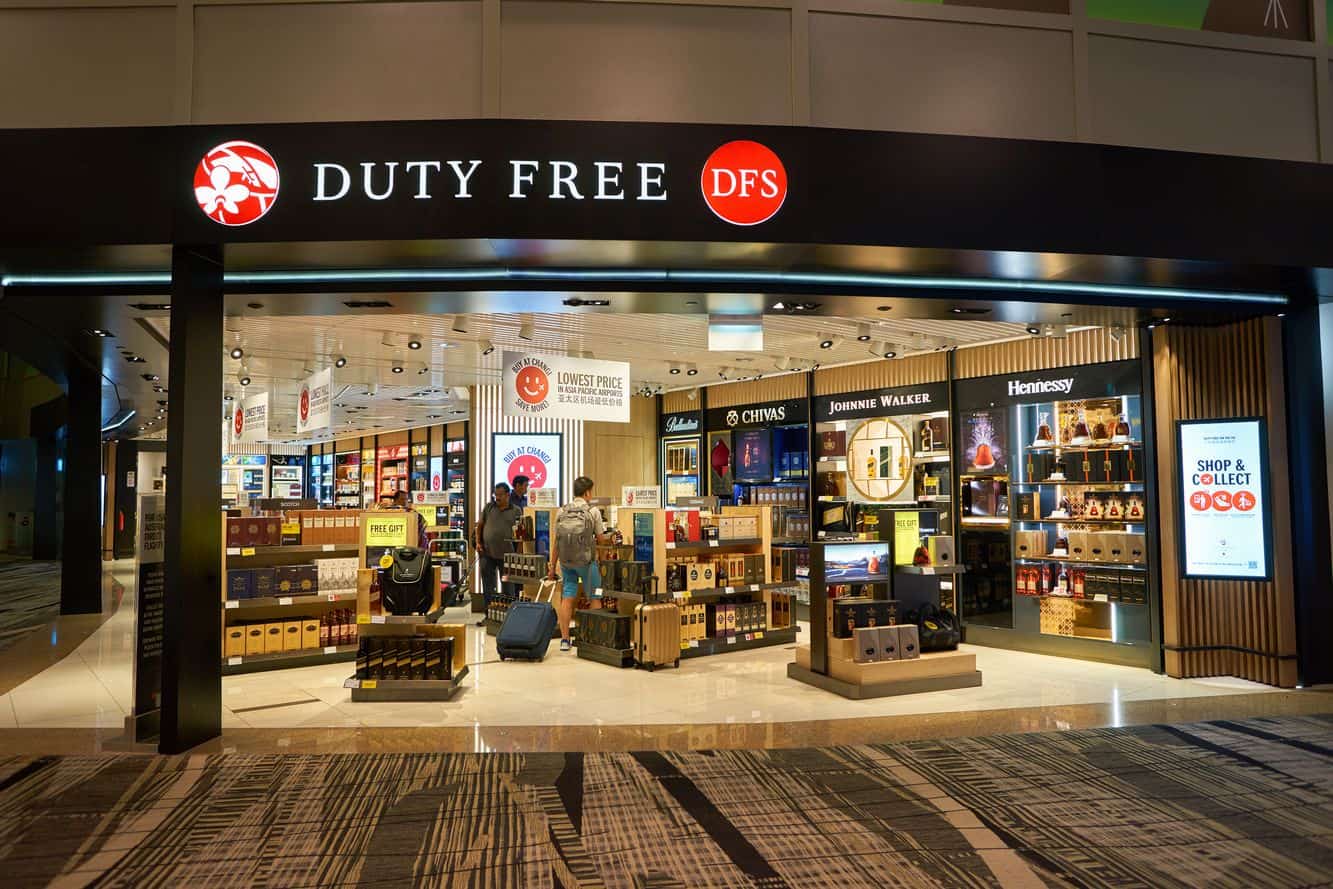  Duty Free  at Singapore Changi Airport Liquor Cosmetics