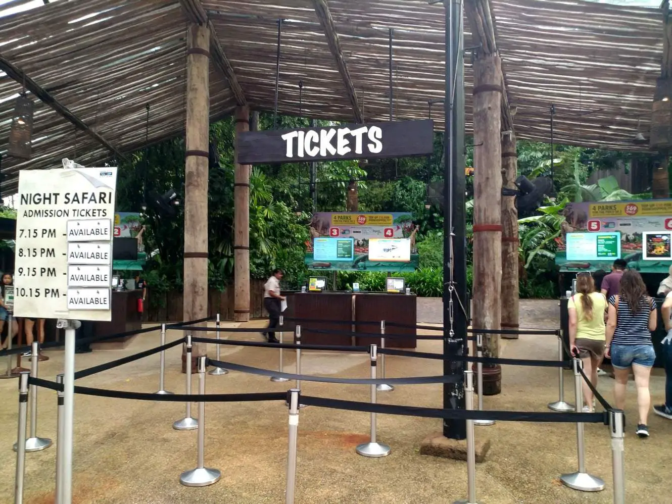 singapore zoo night safari fee