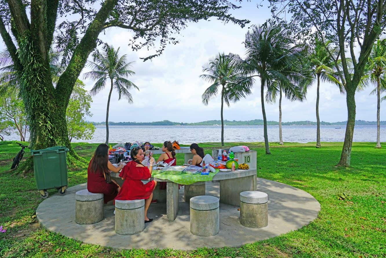 Pasir Ris Park Singapore Map - Playground, BBQ & Carpark