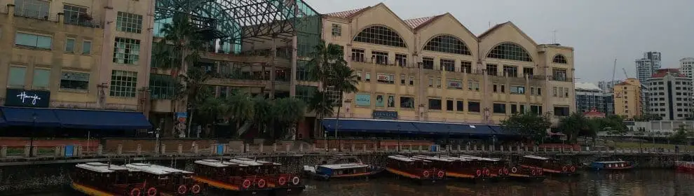 The Riverside Point Shopping Mall with Shops Bars and Restaurants